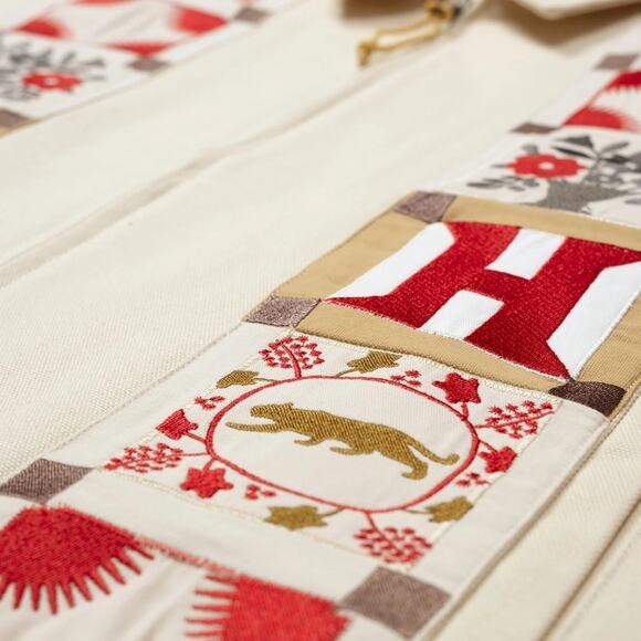 Honor The Gift Men's Hawthorne Patchwork Embroidered Canvas Box Fit Jacket - Picture 6 of 8